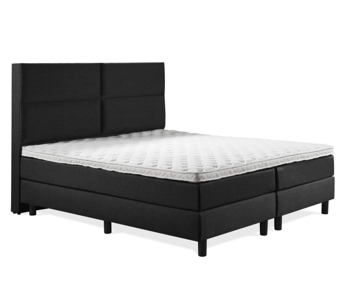 boxspring-luna-4vaks-gitzwart-leer
