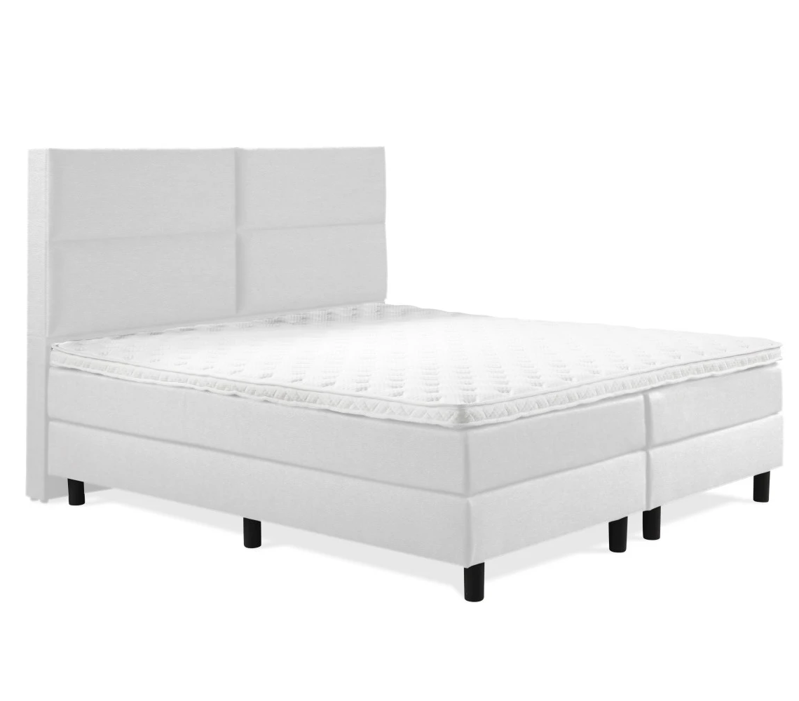 boxspring-luna-4vaks-parelwit-leer