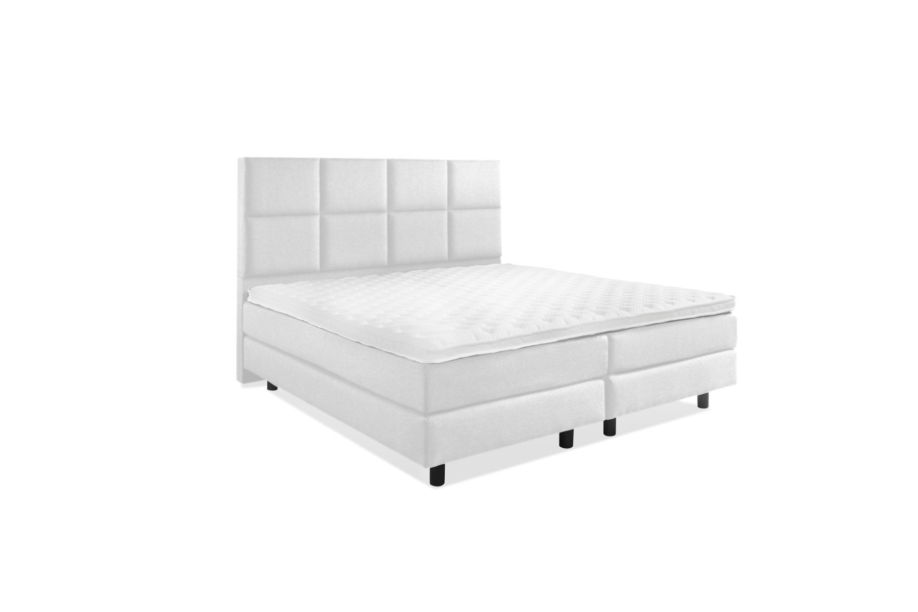 boxspring-bella-8vaks-parelwit-leer