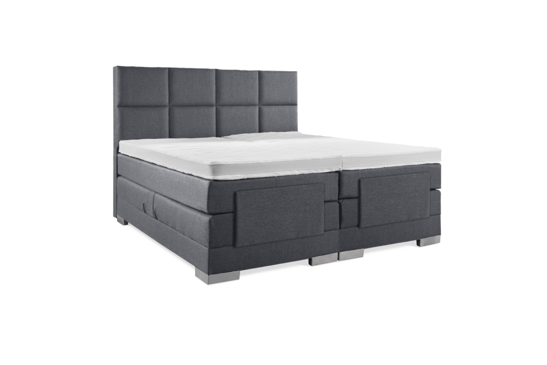 boxspring-rosa-8vaks-granietgrijs-leer