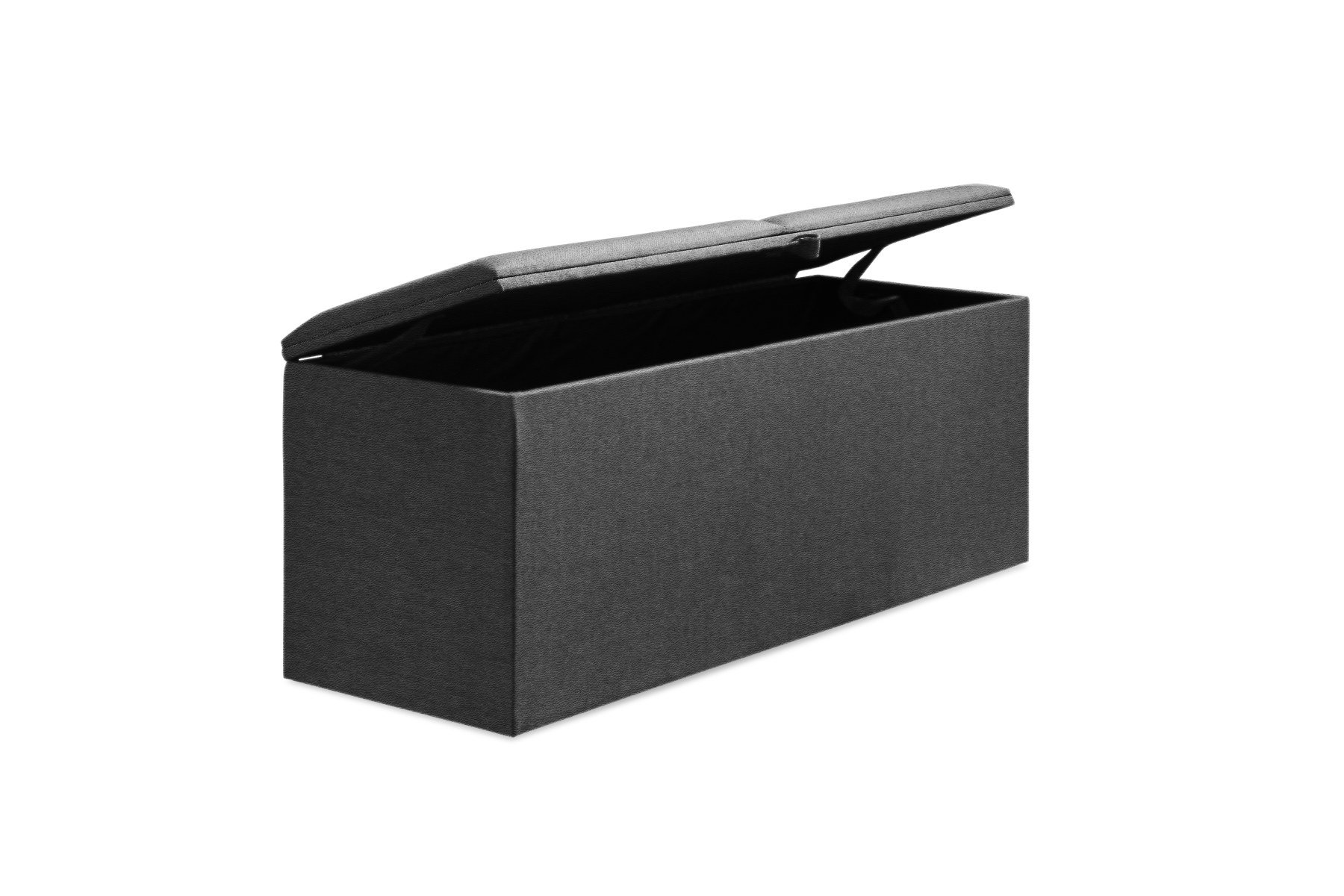 dekenkist-gitzwart-leer