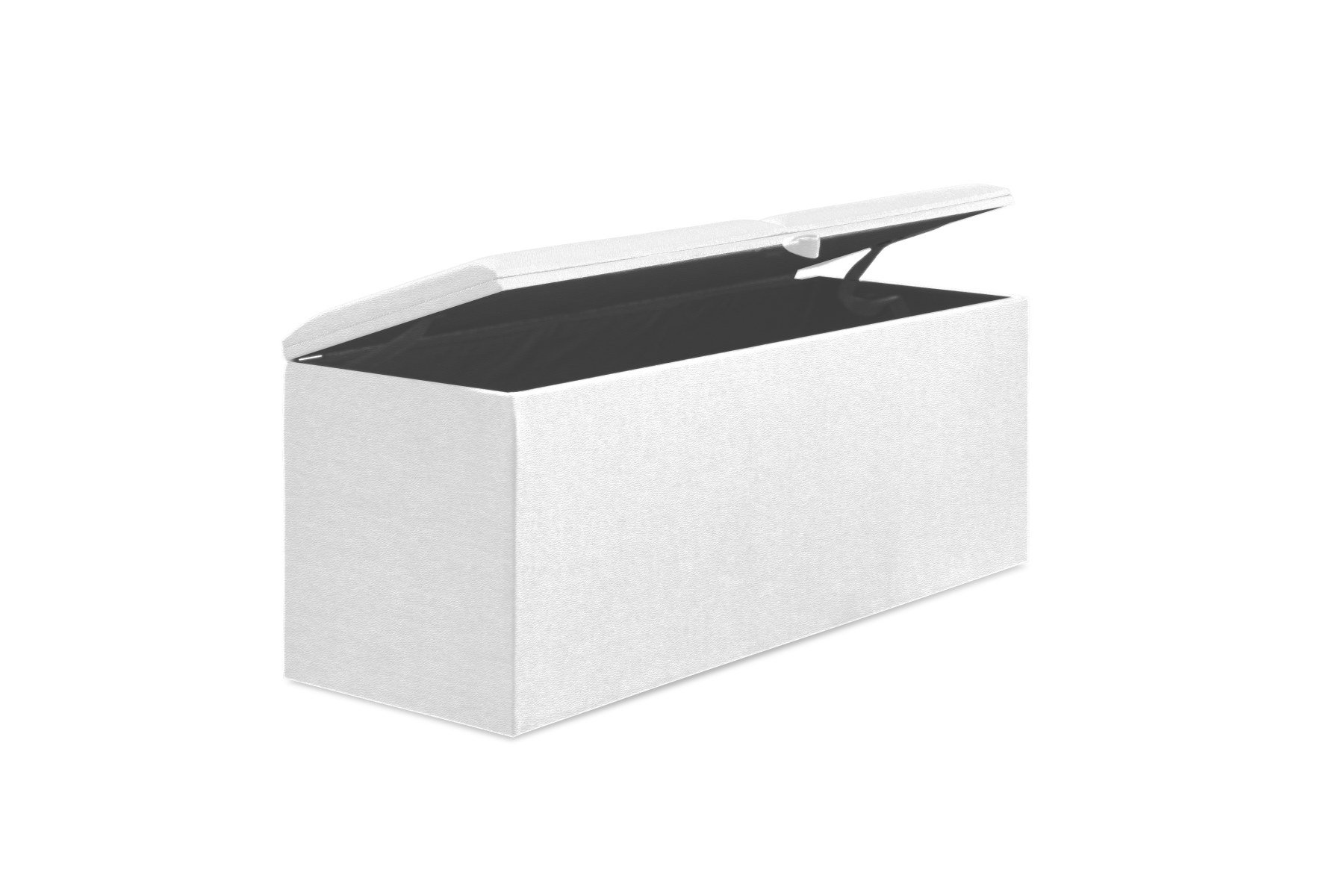 dekenkist-parelwit-leer